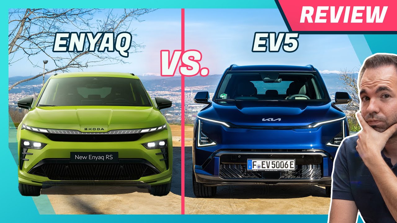 Kia EV5 vs. Skoda Enyaq: Größe | Antrieb | Infotainment & Ausstattungen im Vergleich
