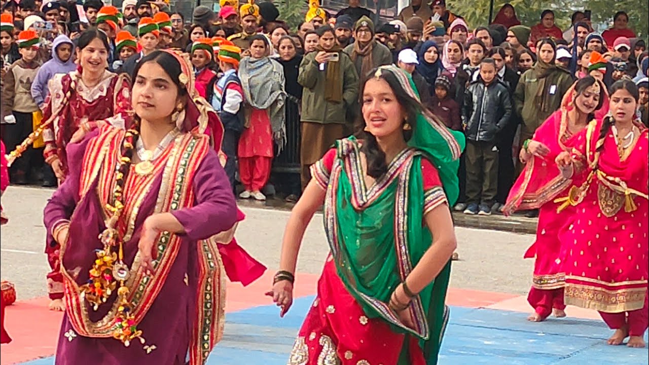 DOGRI DANCE PERFORMANCE OF GHSS GIRLS KISHTWAR ON THE EVE OF REPUBLIC DAY CELEBRATION 2026