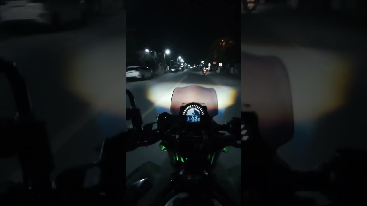 Kawasaki z400 top speed test in 1st and 2nd gear, raw sound
