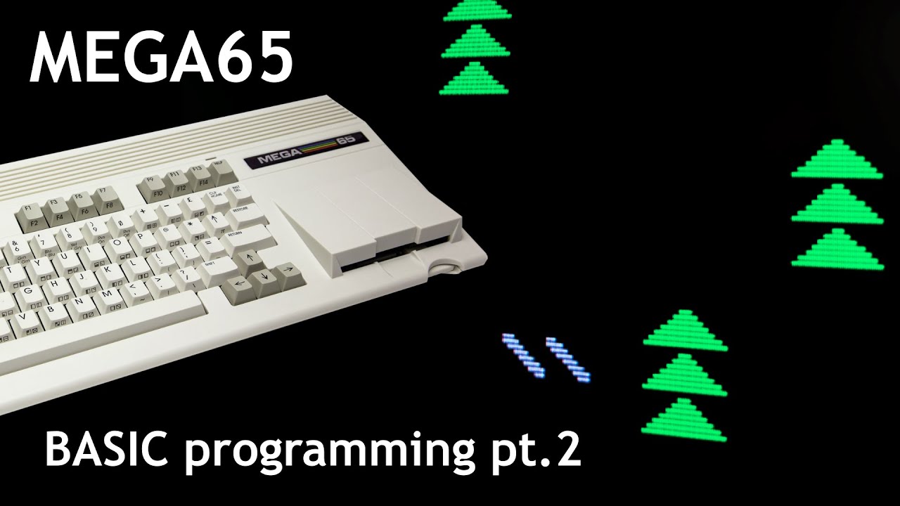 MEGA65 - let's go skiing in BASIC