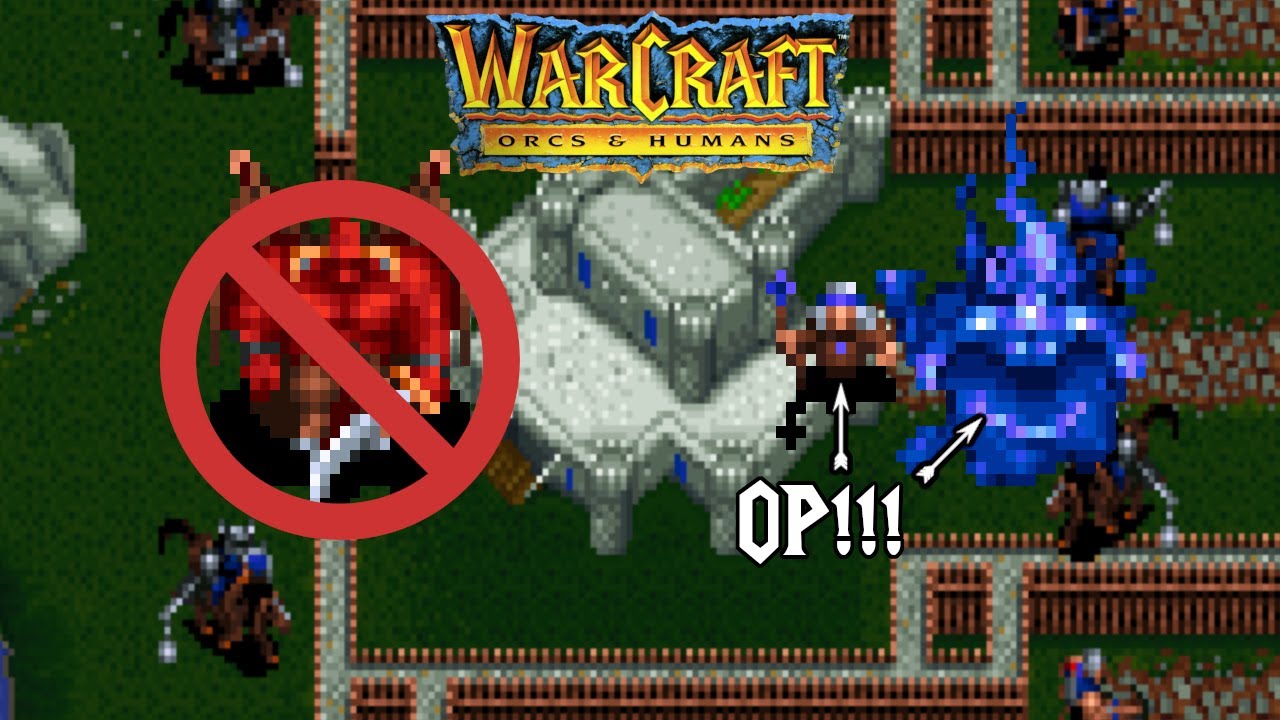 Humans are OP!!! - Warcraft: Orcs & Humans - CHALLENGE Orc Mission 12 WITHOUT Daemons