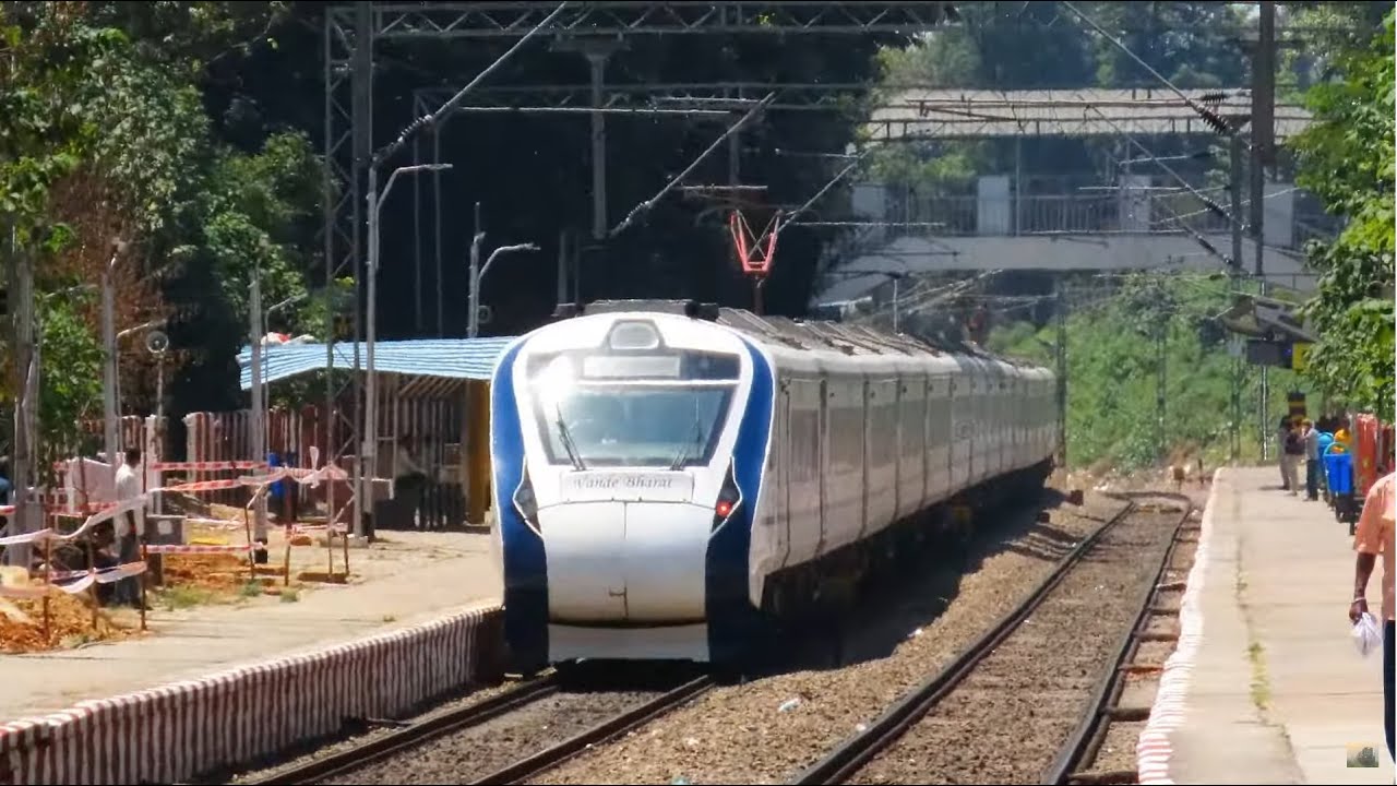 1st TIME in History Vande Bharat Express at Malleswaram | Mayiladuturai, Tuticorin, Chennai Express