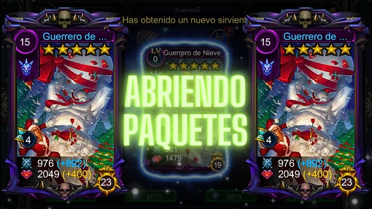 Deck Heroes Paquetes de Muñecos de Nieve 😱🥶😨🎰🎰