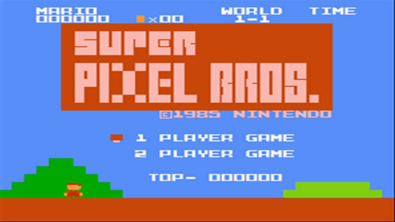 ROM hack — [NES] Super Pixel Bros. (Super Mario Bros)