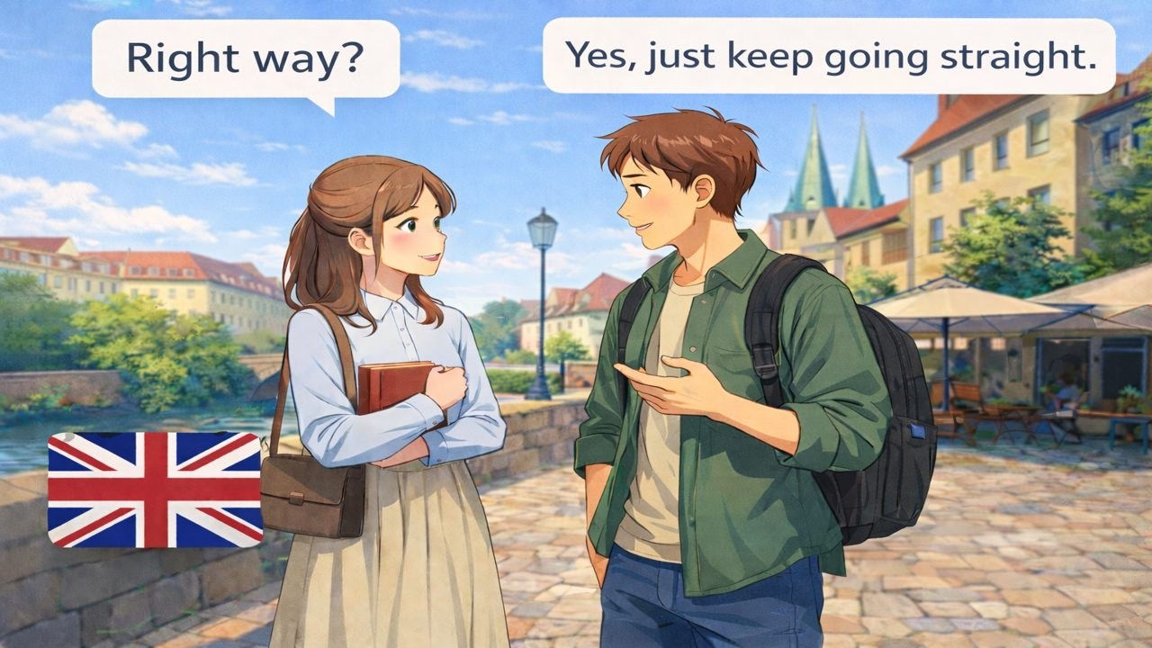 English for Travel – Listen & Repeat Conversations (A1–B1)