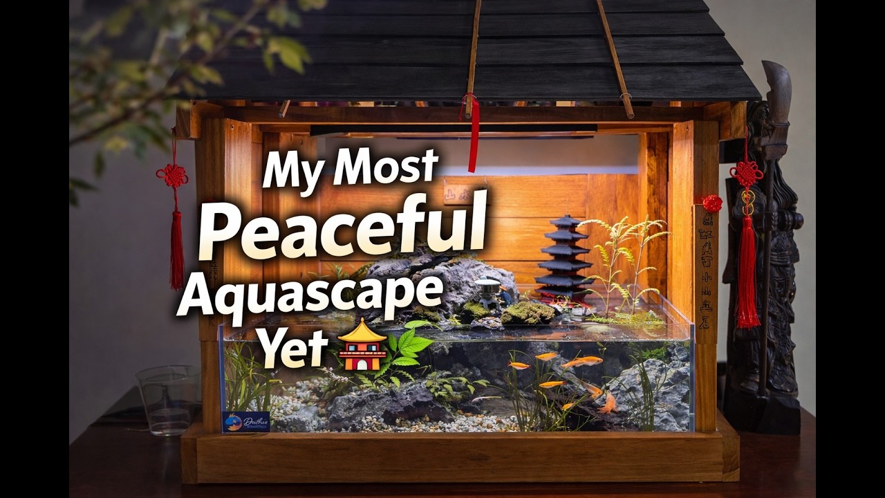 My Most Peaceful Aquascape Yet 🏯🌿