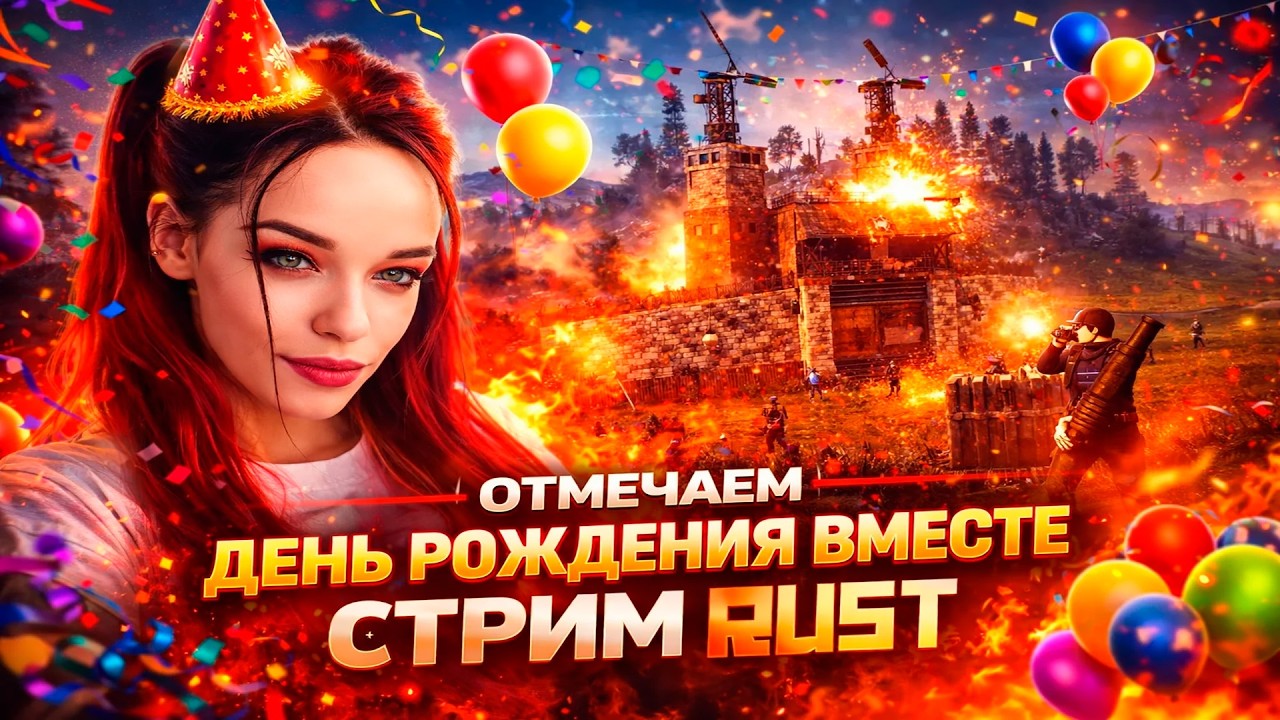 СЕГОДНЯ ДЕНЬ РОЖДЕНИЕ СТРИМЕРА  !донат !твич !тг