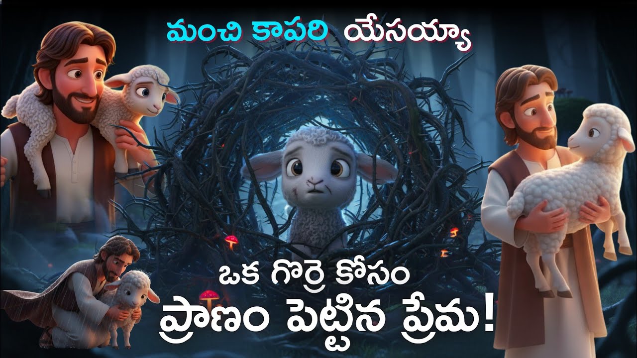 ఒక గొర్రె కోసం ప్రాణం పెట్టిన ప్రేమ! | Telugu Christian Moral Story| #biblestories #jesuslove #jesus
