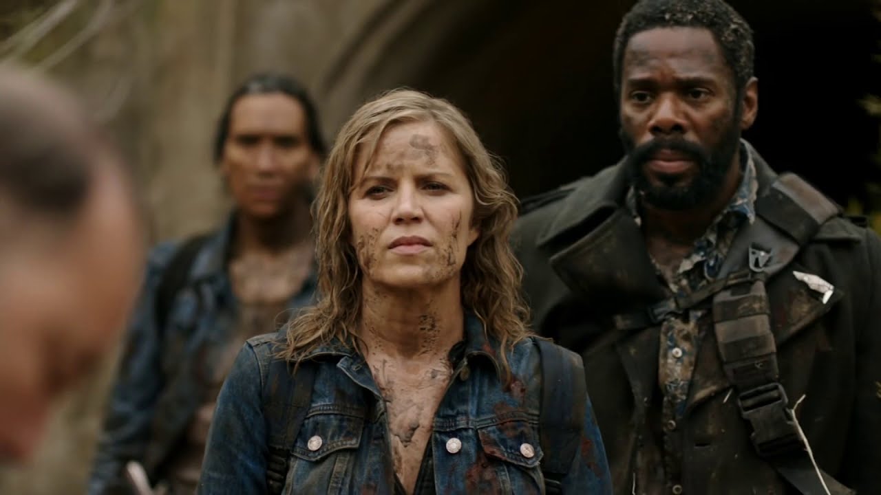 Fear The Walking Dead S3E11 - Daniel finds out that Ofelia is alive | Dam scene