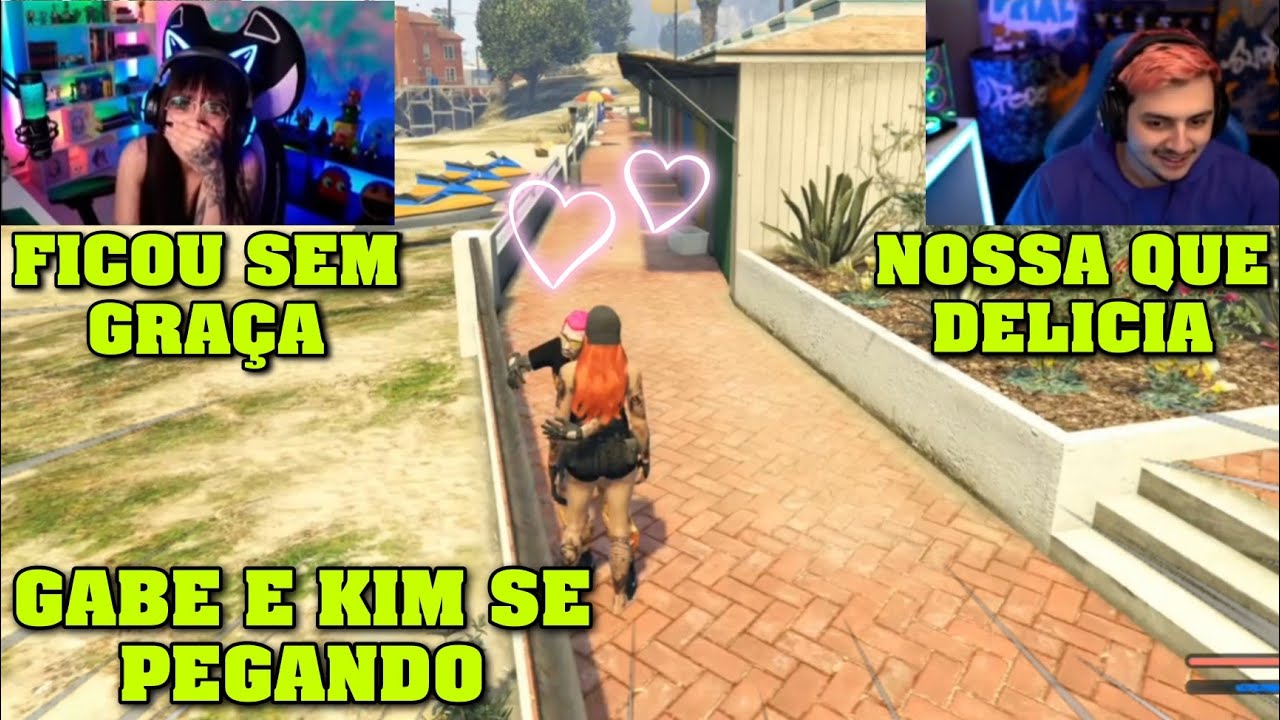 GABE CHAMOU A KIM PRO ENCONTRO ROLOU ATE BEIJO 😍