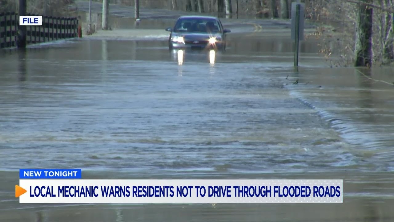 Local mechanic warns driving through flooded roads could total your vehicle