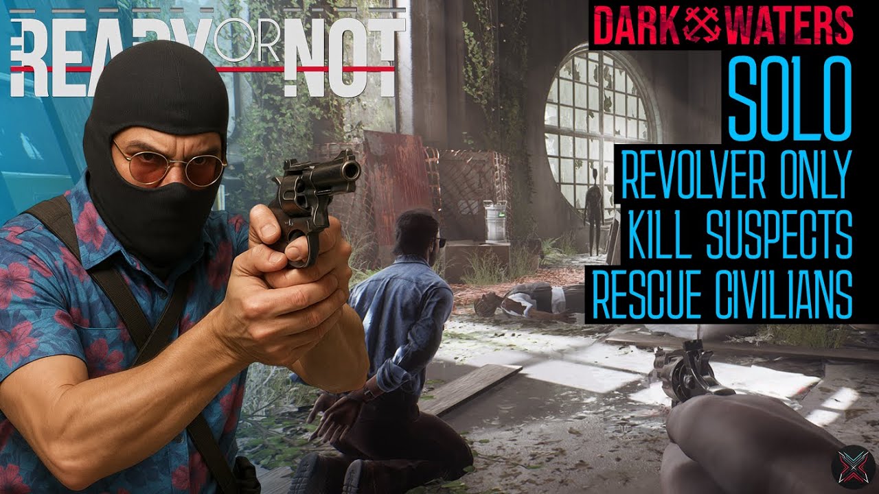 Ready Or Not | Dark Waters DLC | The Elysian | Solo | Revolver Only | No Armor | 4K