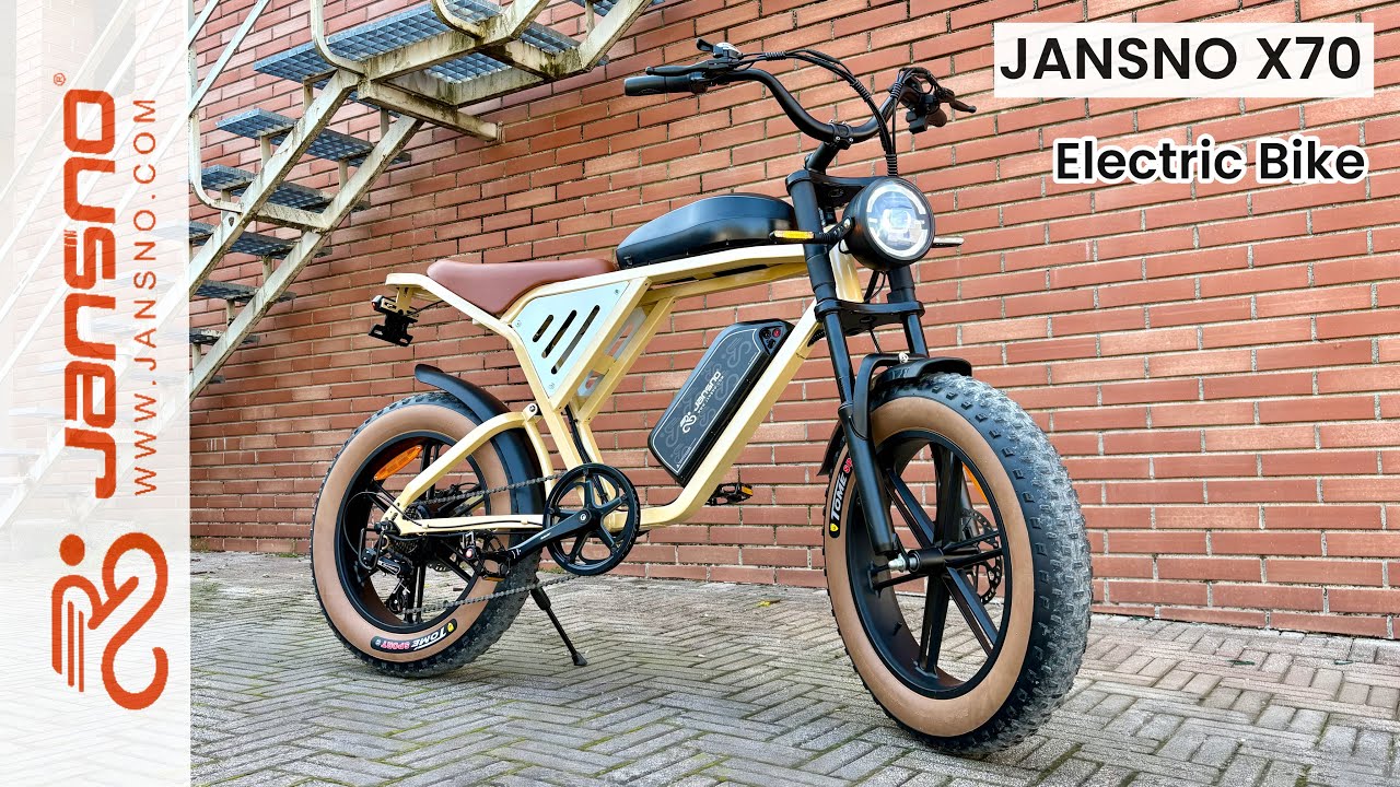 JANSNO X70 - The Best Off Road Electric Bike Dual Battery 750W Powerful Motor