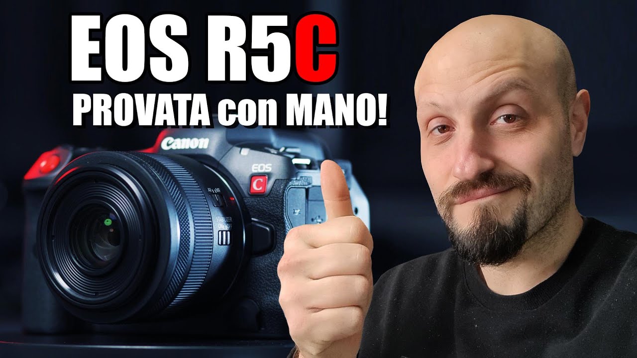 EOS R5C Provata con MANO!