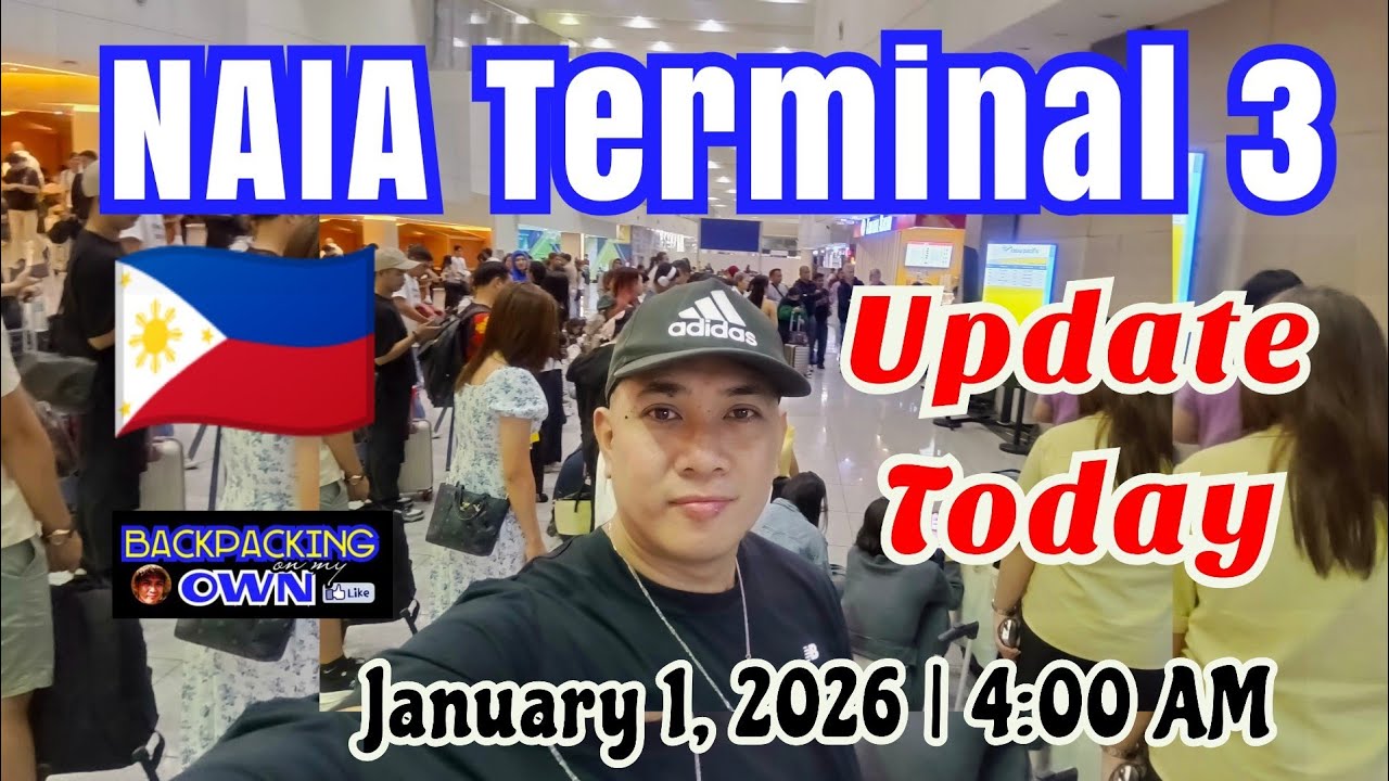 NAIA TERMINAL 3 SITUATION NOW | January 1, 2026 | 4am - 5am