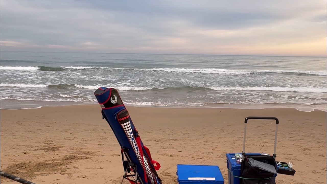 Surfcasting en CAIDA DE TEMPORAL en el Rebollo. Imagenes ESPECTACULARES!