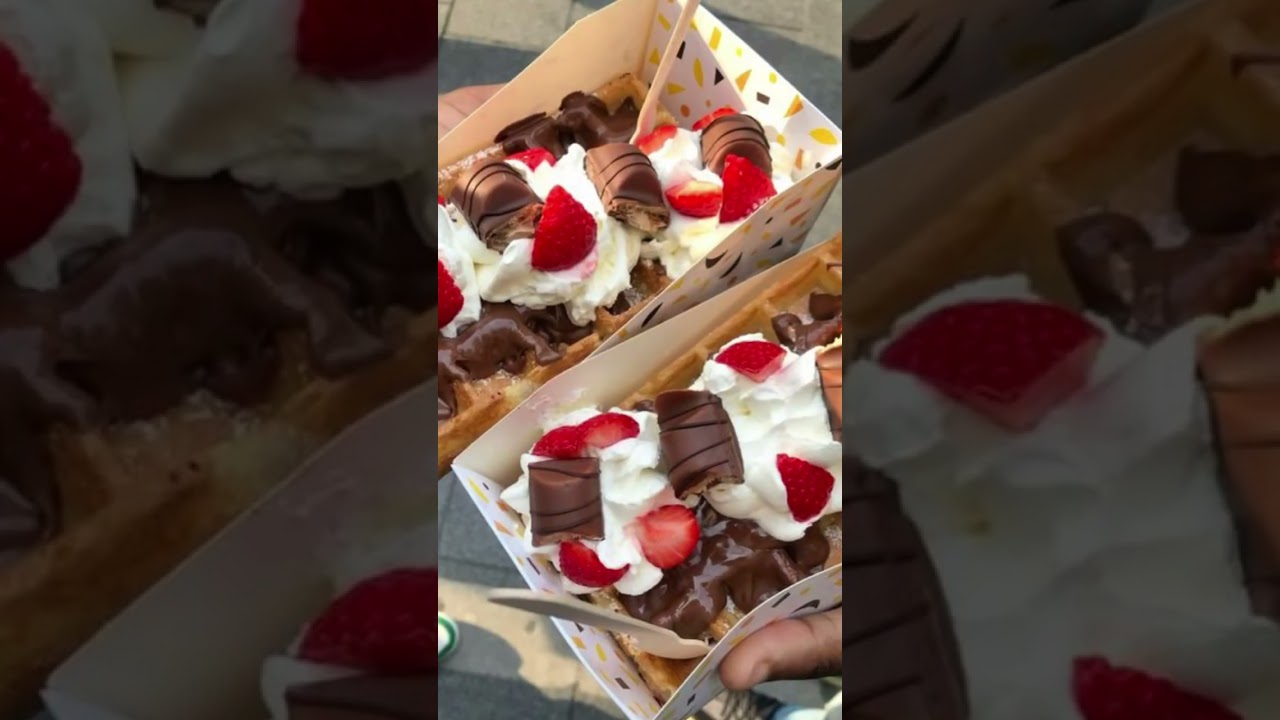 Bruges is home to authentic Belgian waffle traditions.