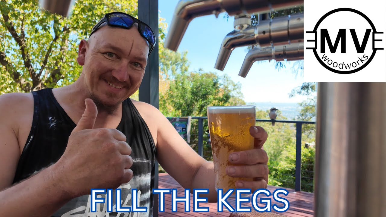 epic kegerator bar build