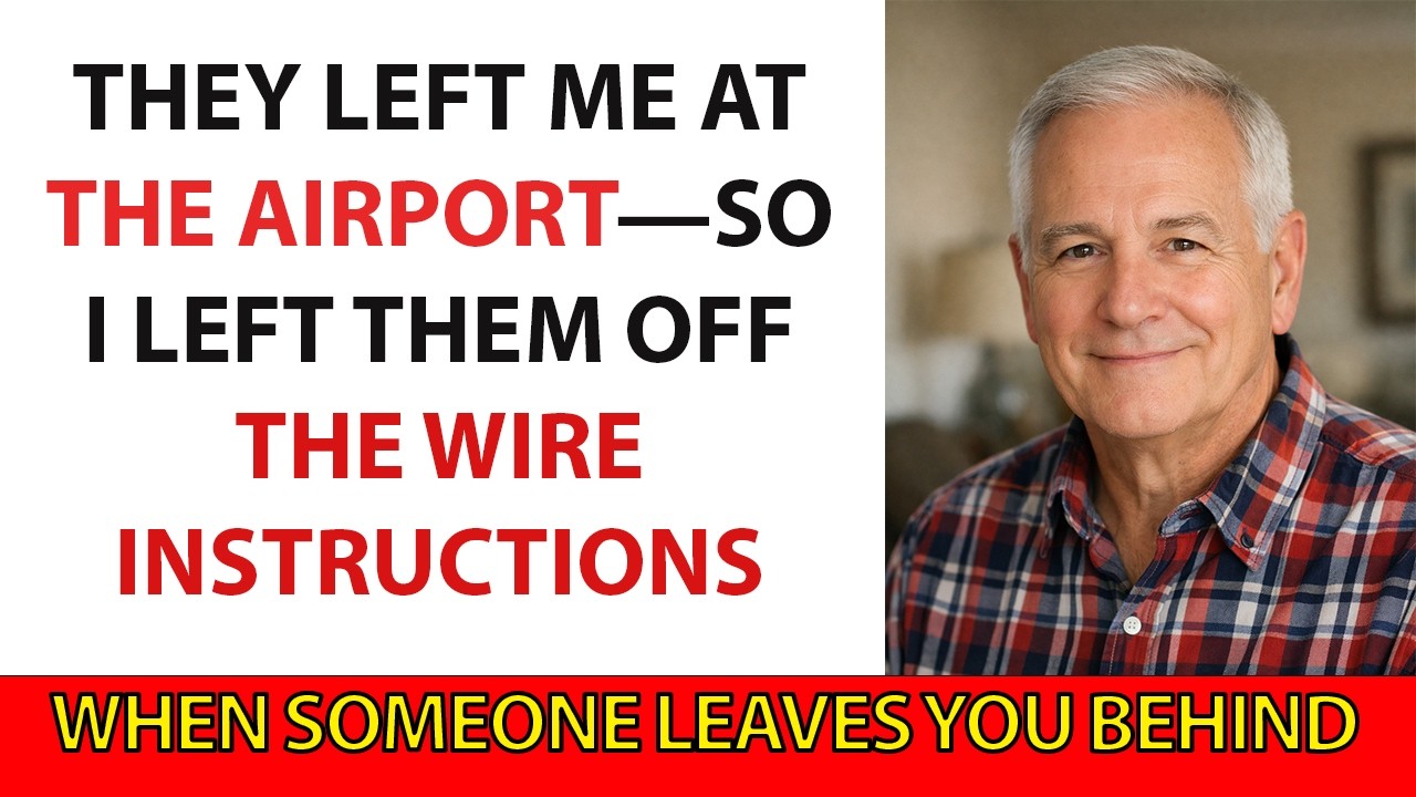 “They Left Me at the Airport—So I Left Them Off the Wire Instructions”