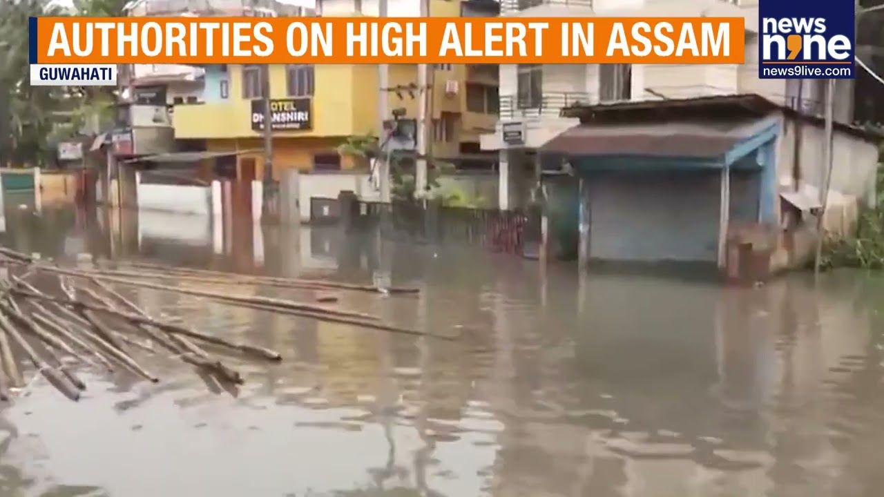 Incessant Rainfall Triggers Waterlogging Across Guwahati, Assam On High Alert | News9