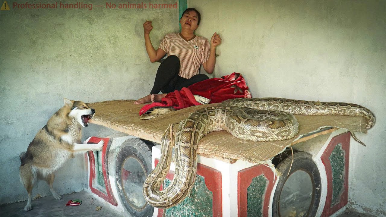 72 Hours de confronto intenso com uma horda de pítons gigantes que invadiu o quarto — E depois?