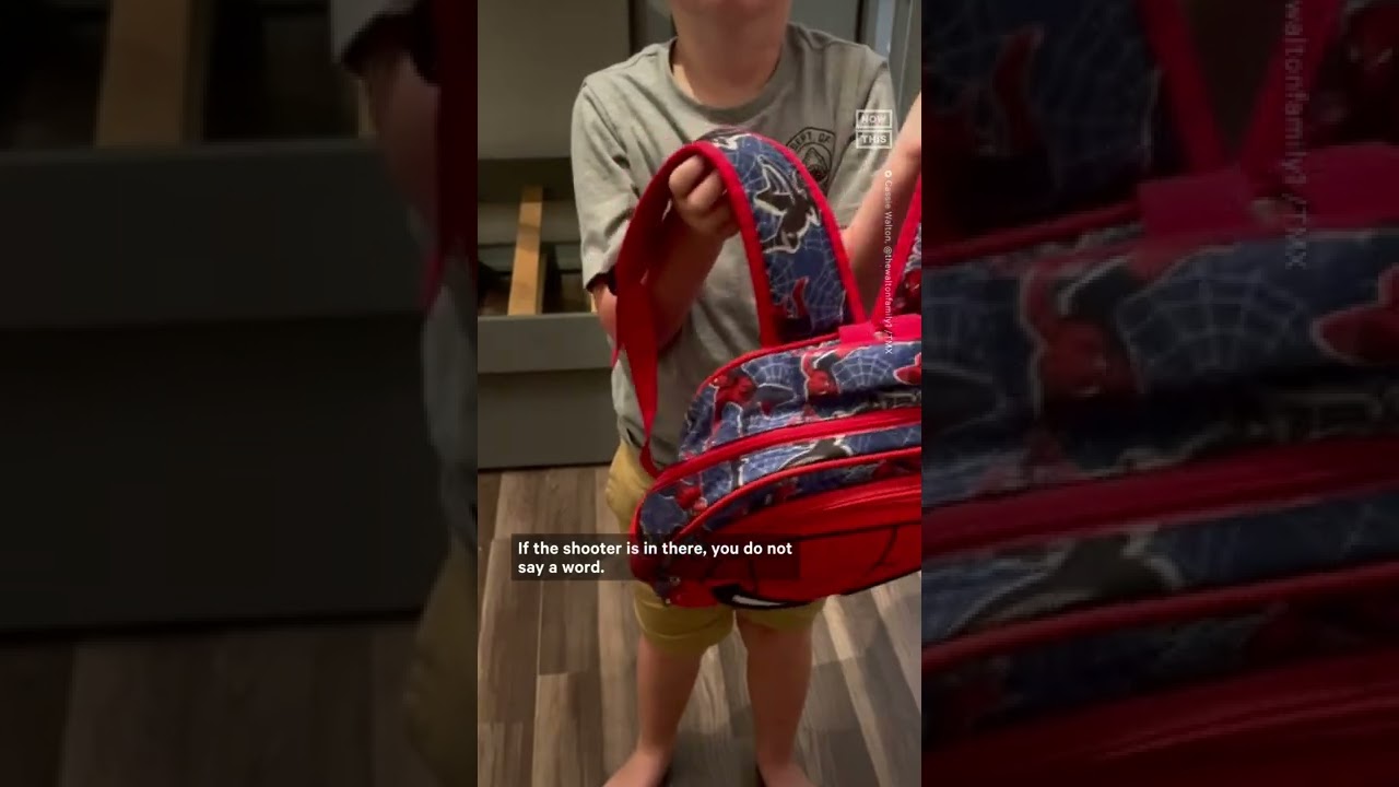 Mom Preps 5-Year-Old Son With Makeshift Active Shooter Drill