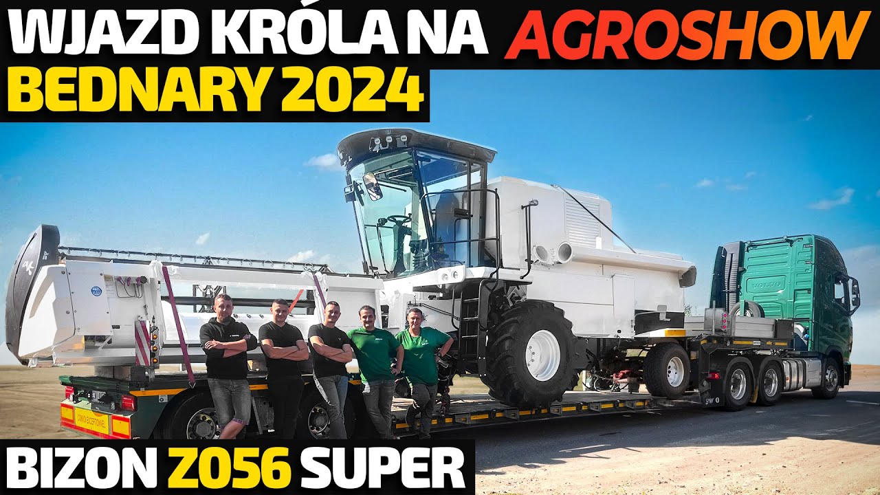 NAJLEPSZY na ŚWIECIE BIZON Z056 SUPER - WJEŻDŻA jak KR&Oacute;L na AGRO SHOW BEDNARY 2024