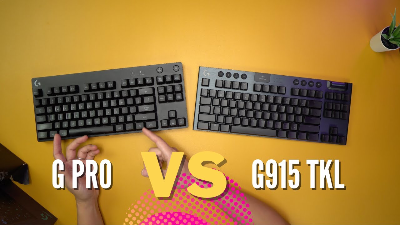 СРАВНЕНИЕ МЕХАНИЧЕСКОЙ ИГРОВОЙ КЛАВИРУСНОЙ КЛАВИРУСЫ Logitech G915 TKL И LOGITECH G PRO