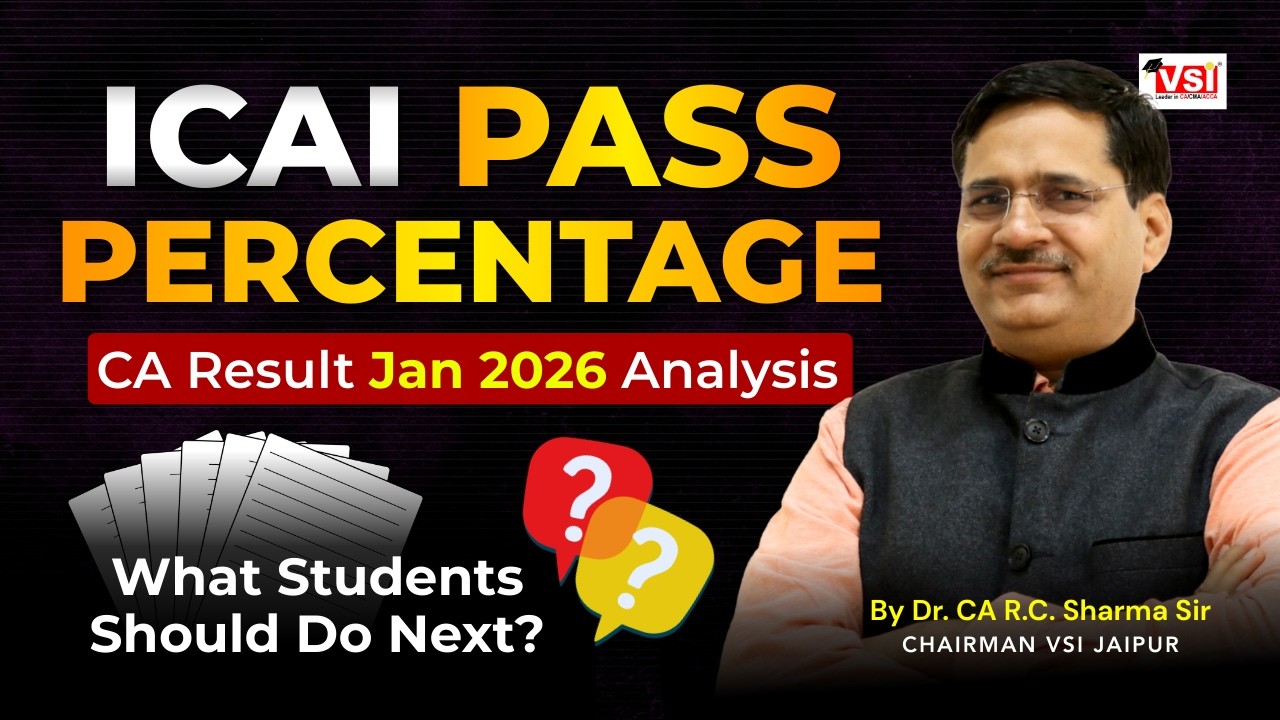 CA Result Jan'26 Analysis 📊 | ICAI Pass Percentage & What Students Should Do Next? 🎓