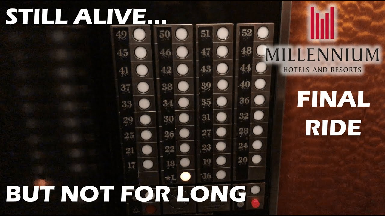 MODDED + LAST ORIGINAL Fujitec High-Speed Traction Elevators - Millenium Broadway in New York, NY