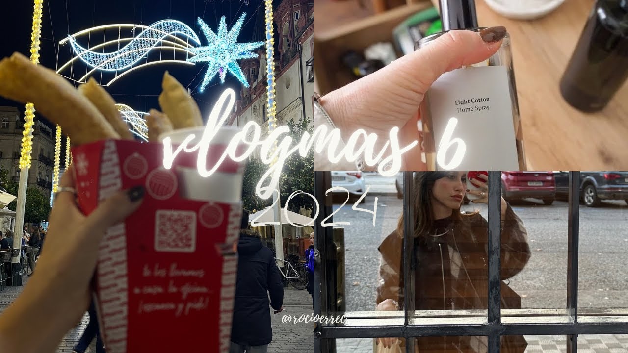 vlogmas #6 2024 | mis olores de zara home, ¿recomiendo ácido en labios? + alumbrado 🎄 @Rocío RC