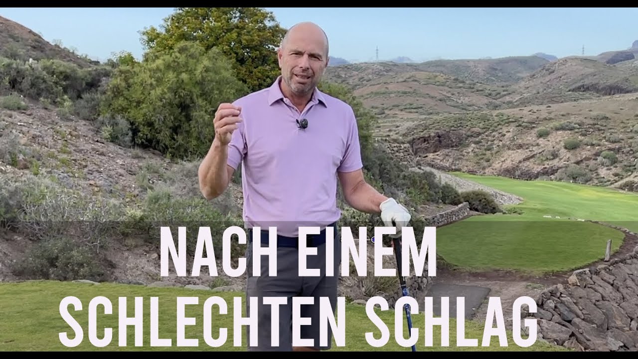 Wie gute Spieler nach einem richtig schlechten Schlag reagieren