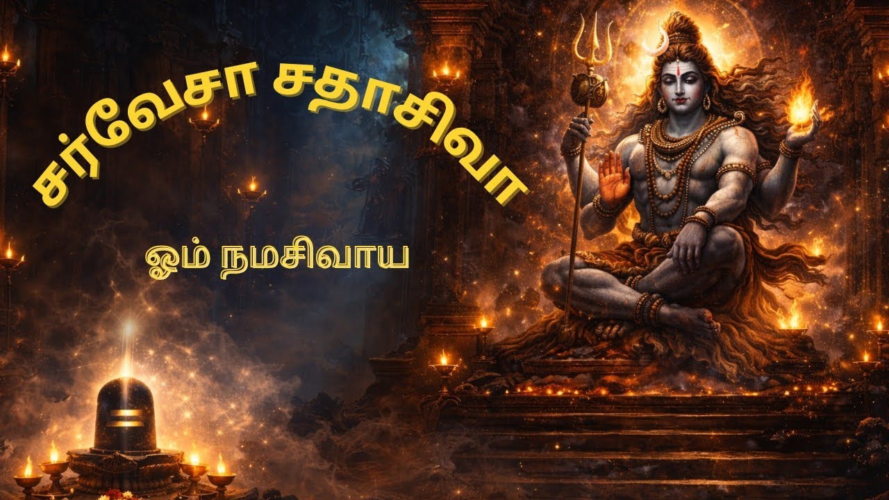 சர்வேசா சதாசிவா சம்போ மஹாதேவா | ஓம் நம சிவாய பக்தி பாடல் | Powerful Shiva Devotional Song Tamil