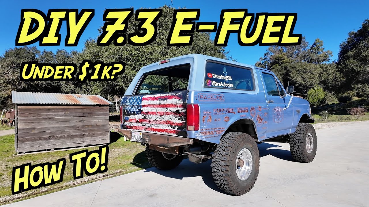 DIY How To!  7.3 E Fuel Conversion!