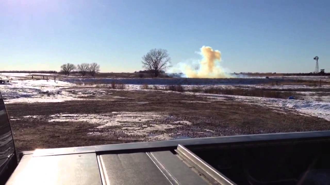 4# tannerite vs motorcycle round 2