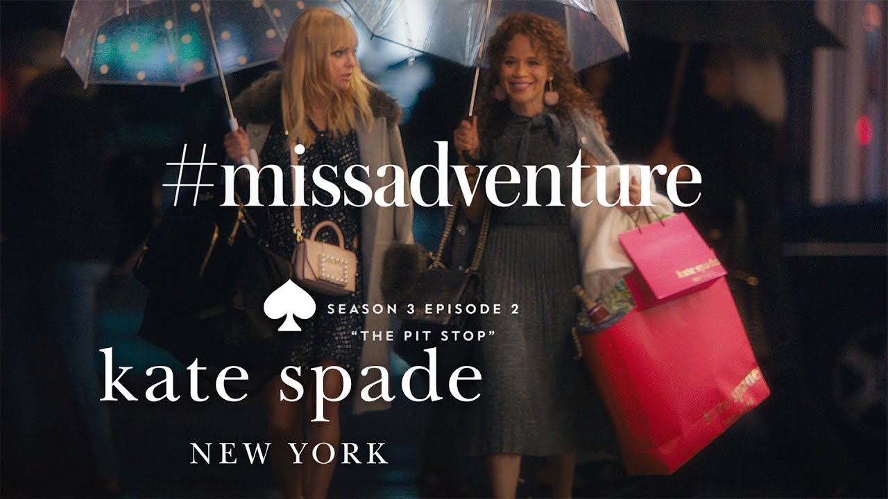 anna faris & rosie perez in #missadventure: the pit stop (s3, e2) | kate spade new york
