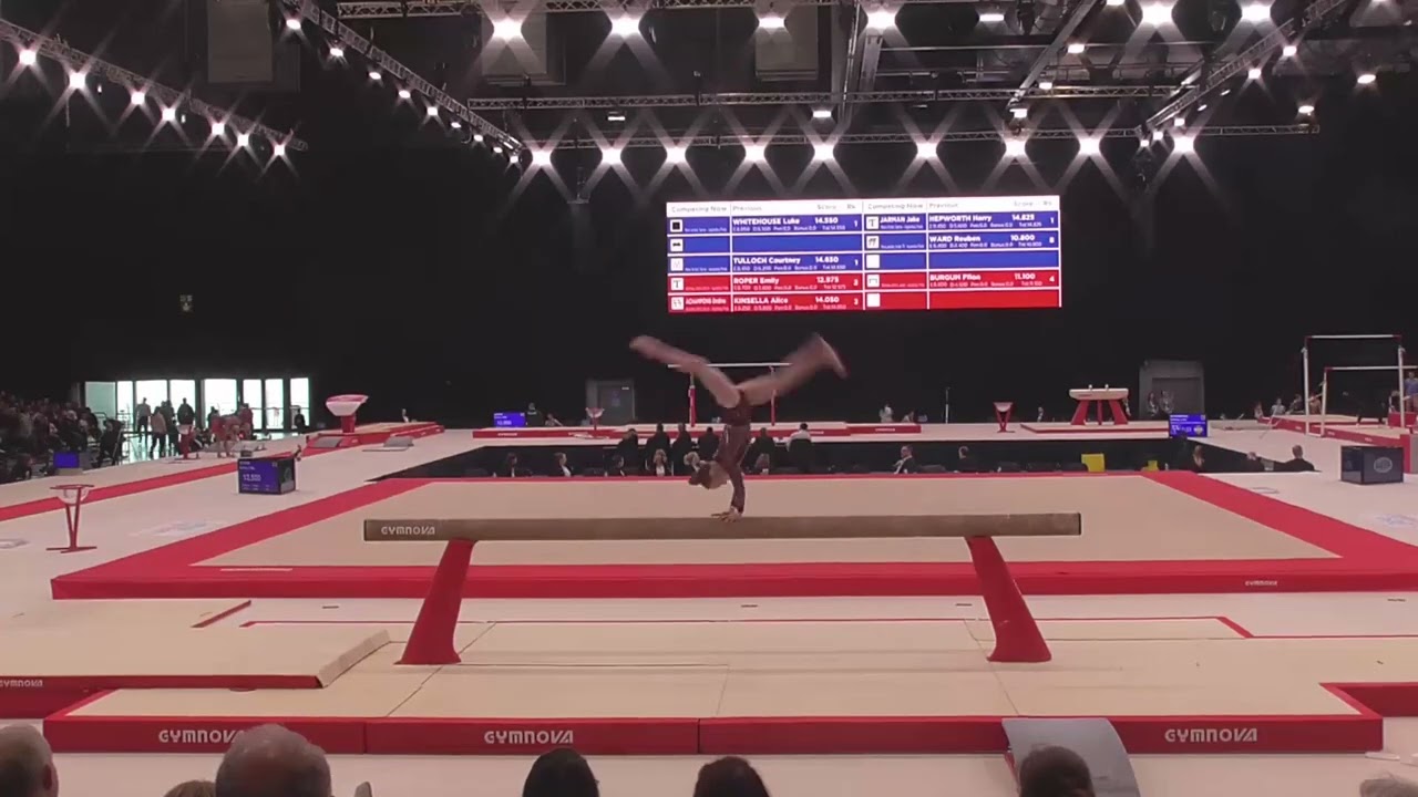 Scarlett Bullock - GOLD-Beam-WAG JNR App-2023 Gymnastics British Championships