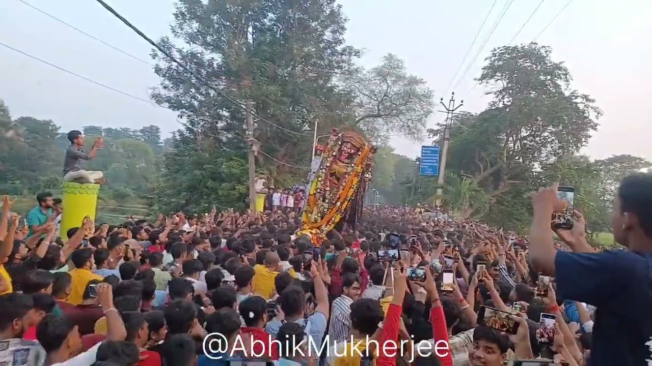 Kali Puja 2024 Santipur Nadia | Maa Mahishkhagi procession