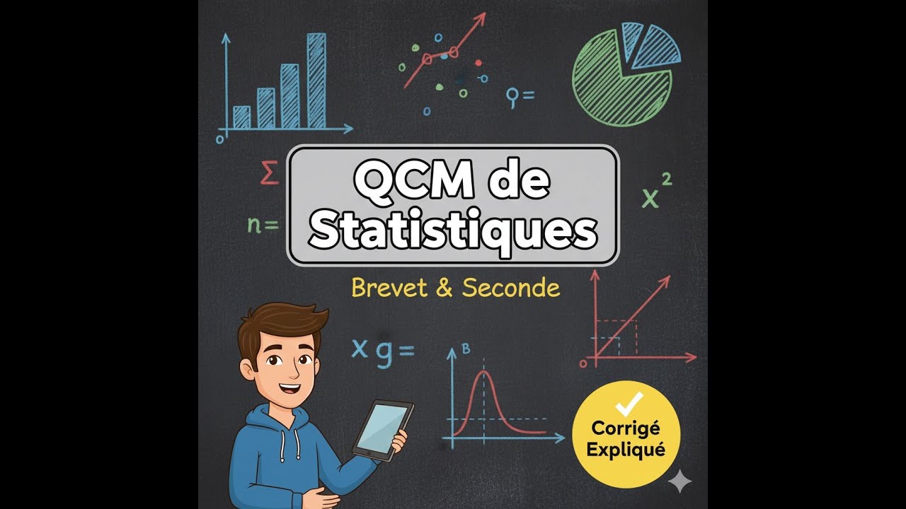 QCM de Statistiques (niveau Brevet des collèges)