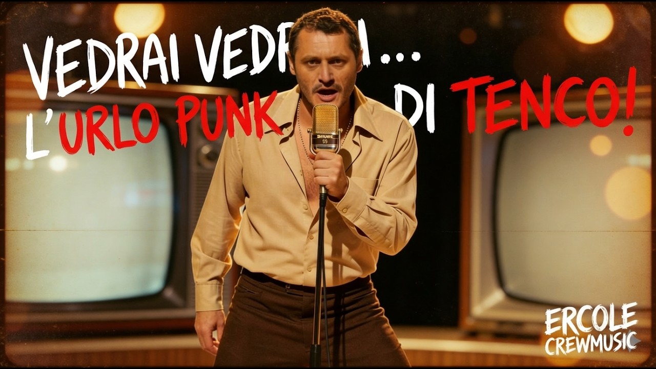 Luigi Tenco - Vedrai Vedrai (Ercole Crew Music) | L'urlo punk del 1967 🖤 a Sanremo 2026