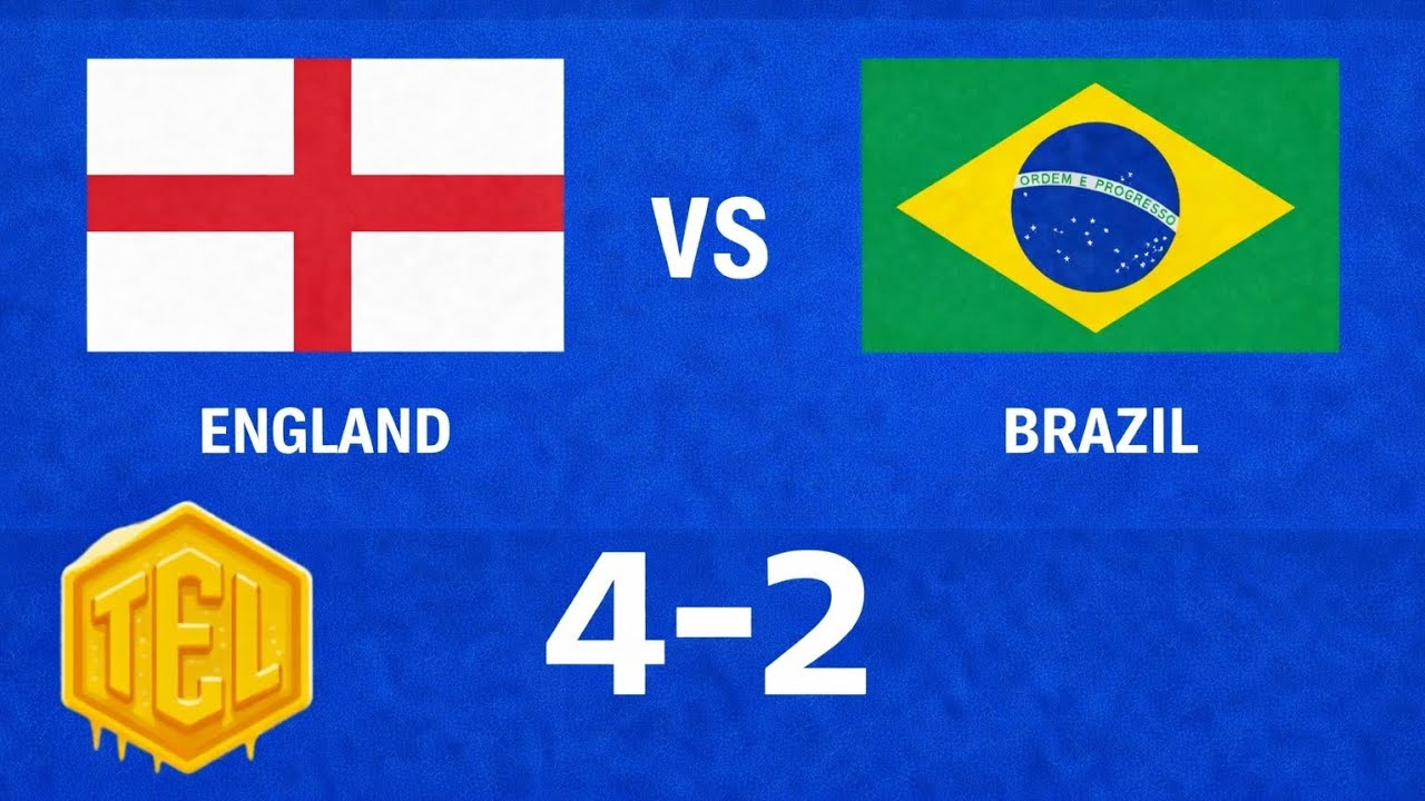 England 4-2 Brazil | World Cup Matchday 5 [TEL]