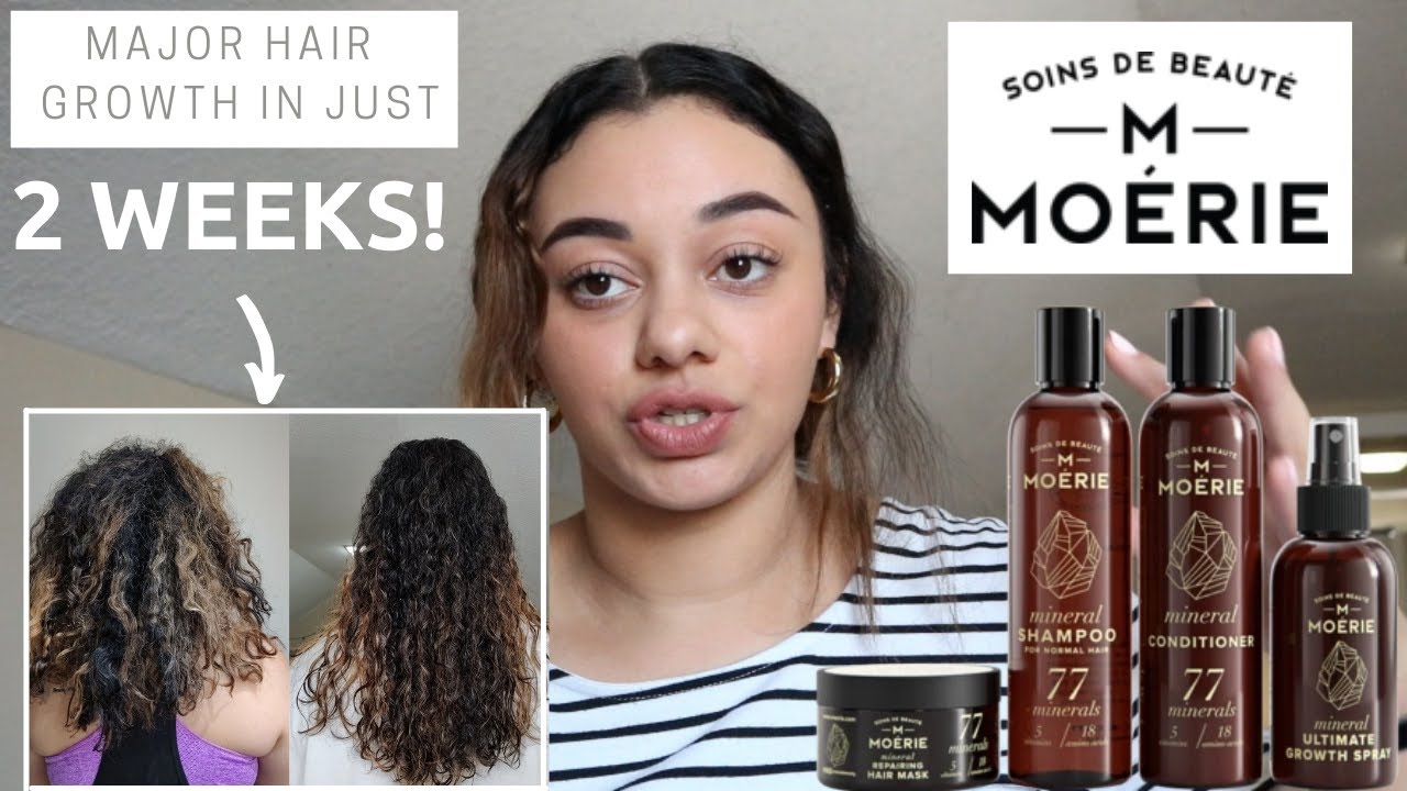 MOERIE BEAUTY HAIR CARE DEMO + REVIEW | (Major hair growth!!)