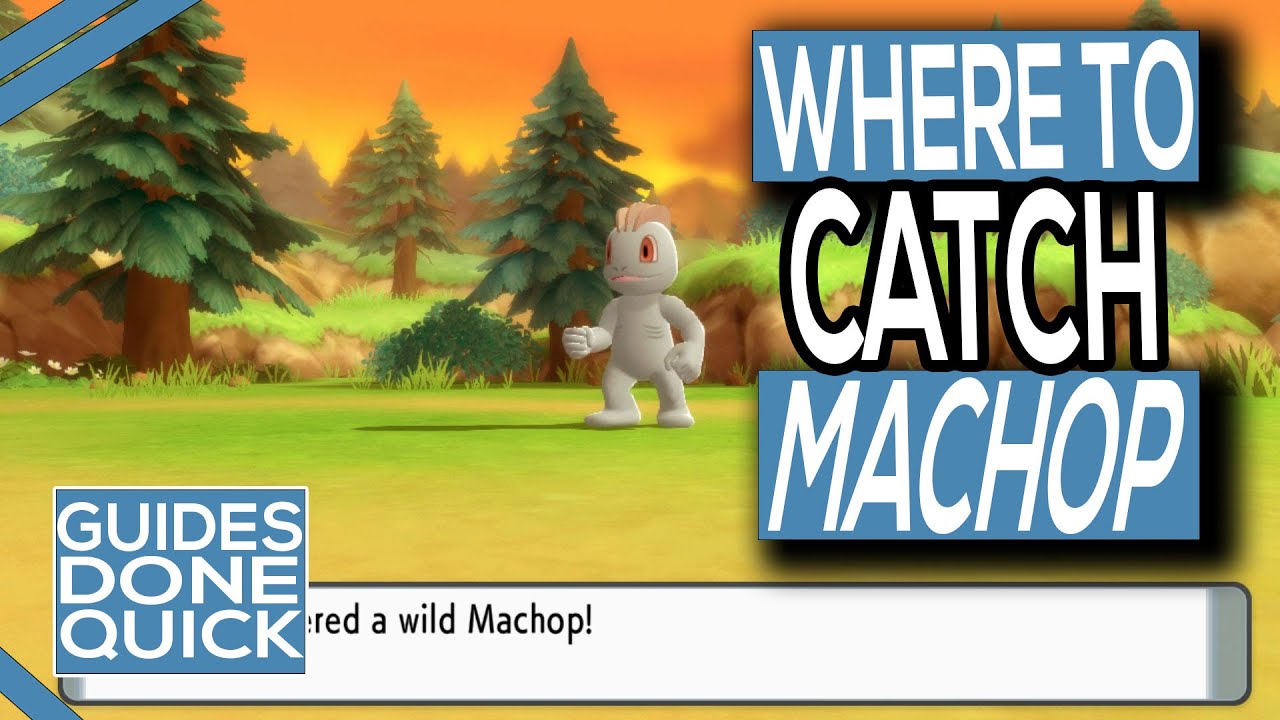 Where To Find Machop In Pokemon Brilliant Diamond And Shining Pearl