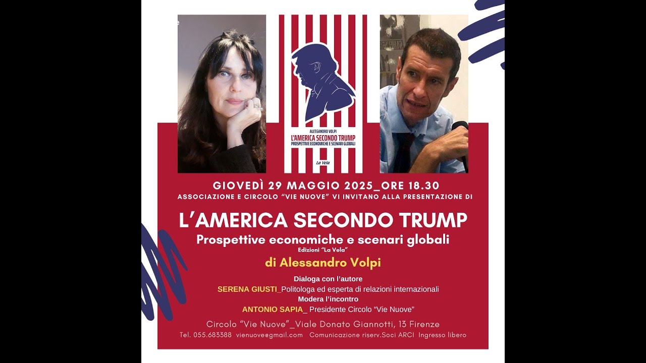 Prof. Alessandro Volpi: L'AMERICA SECONDO TRUMP. Prospettive economiche e scenari globali.