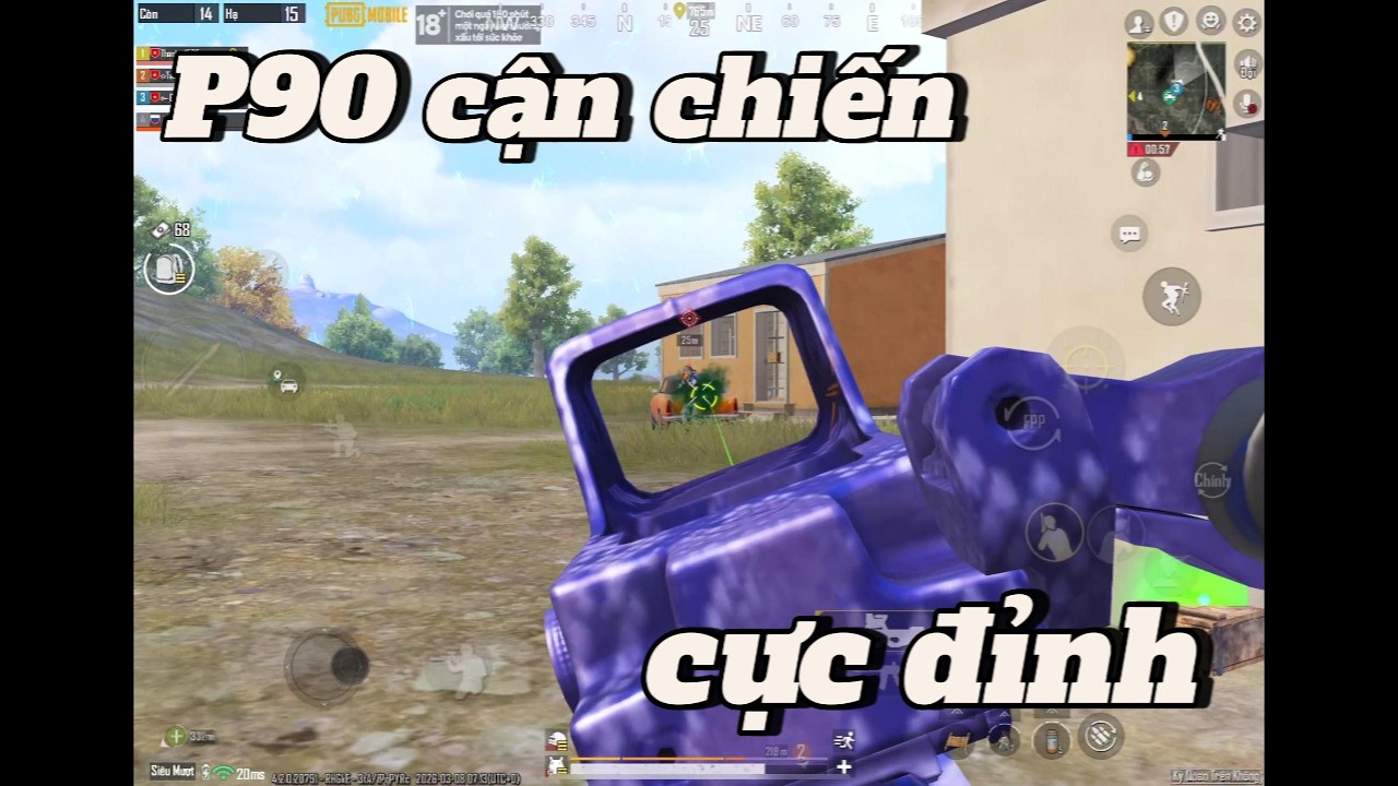 PUBG Mobile | P90 Đúng Là Best Choice Của Game | Vua Cận Chiến Bất Bại P90