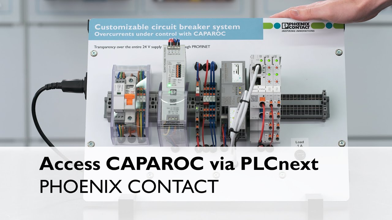 Remote access to control cabinets with CAPAROC and PLCnext