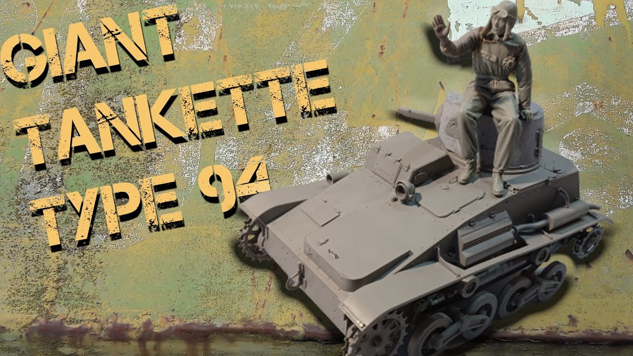 Big in Japan! Building the Takom Type 94 Te-Ke in 16th scale