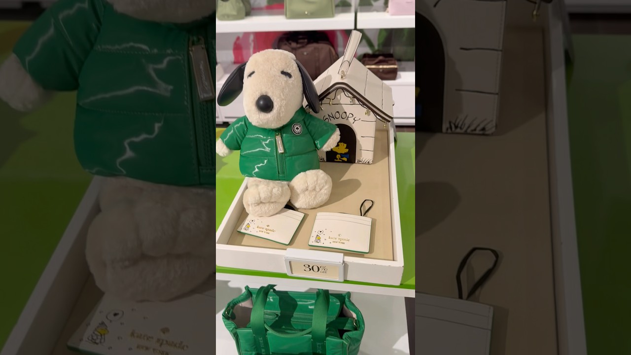 Peanuts bags at Kate spade 