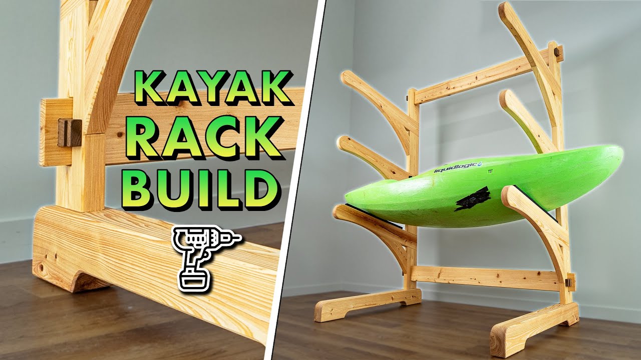 Building a MASSIVE Kayak Rack with Timber Frame Joinery // How To
