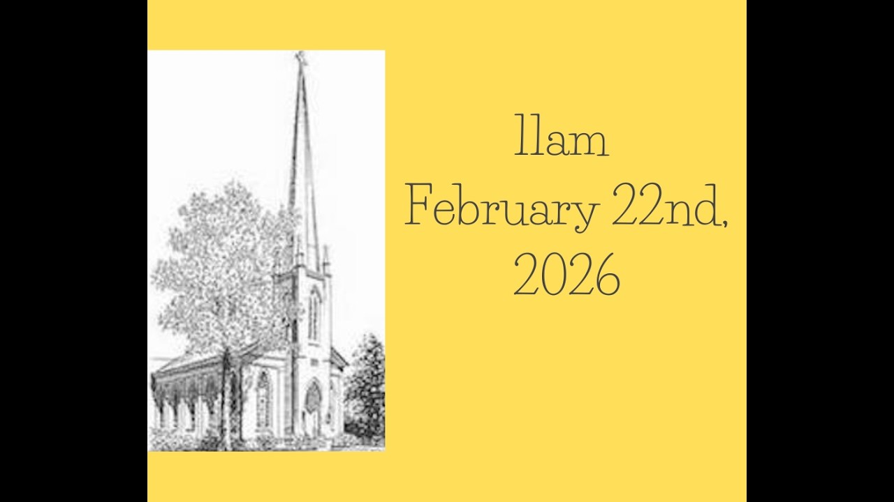 St. Paul's Lutheran Church, Wilmington, N.C., 11am Service, for  February 22, 2026.